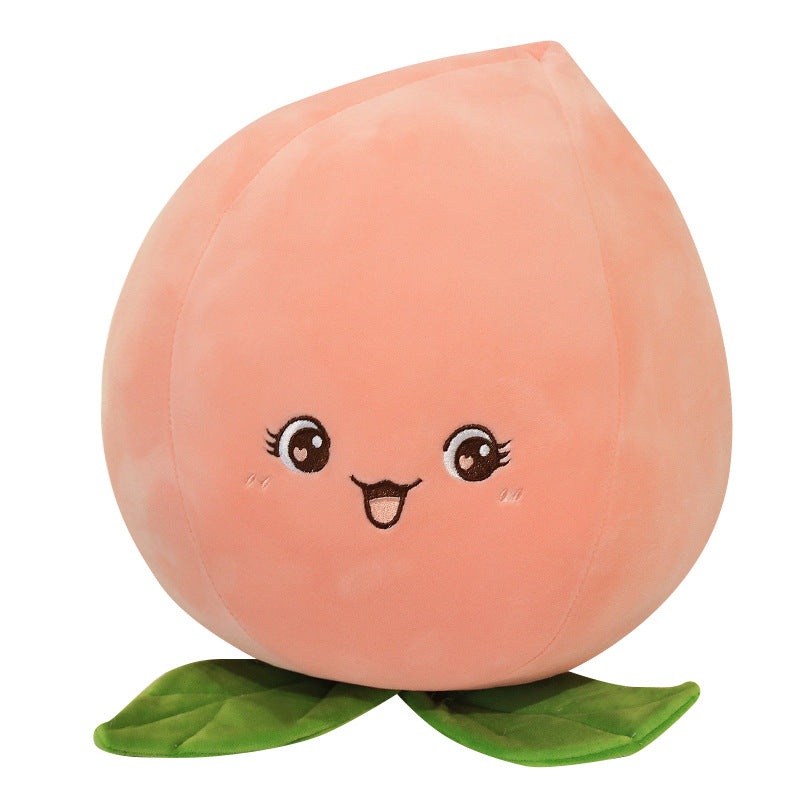 Peach Stuffed Plush Toy