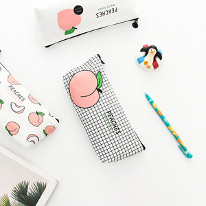 Peach pen bag