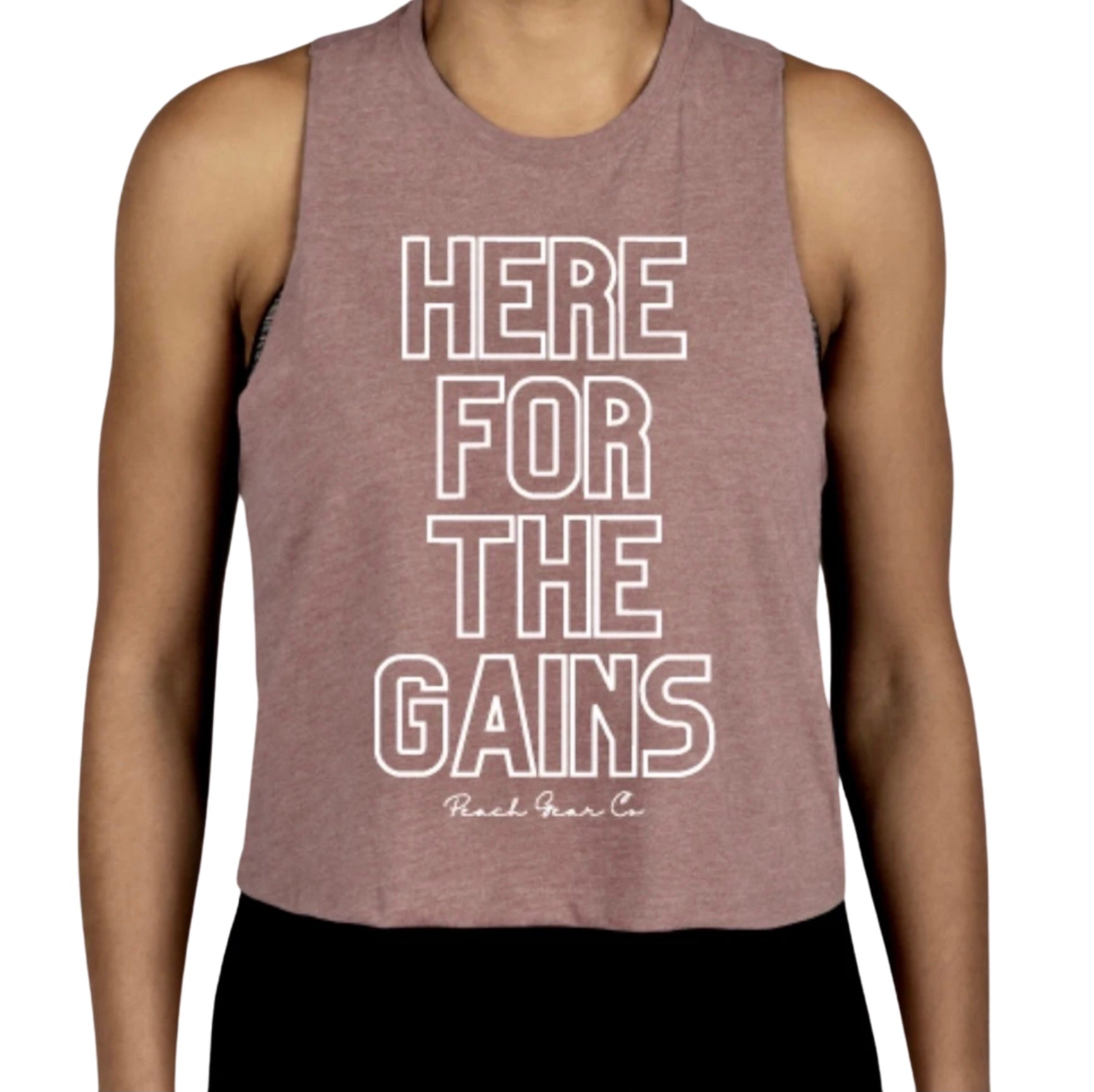 Racerback Crop Tank